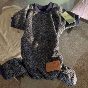 Fitwarm blue knitted thermal pajamas for dogs, size XL *NWT*